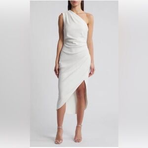 Elliatt Asymmetrical White Dress